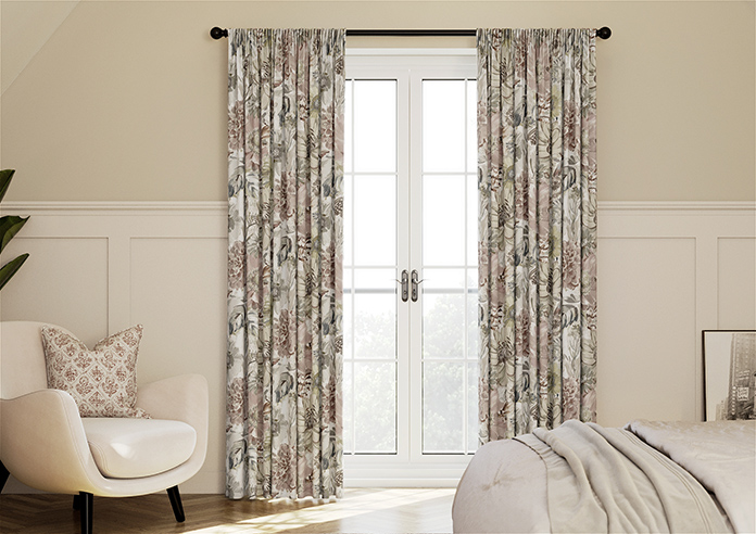 Spring Garden, Dusky Rose - Made to Measure Curtains - Image 3